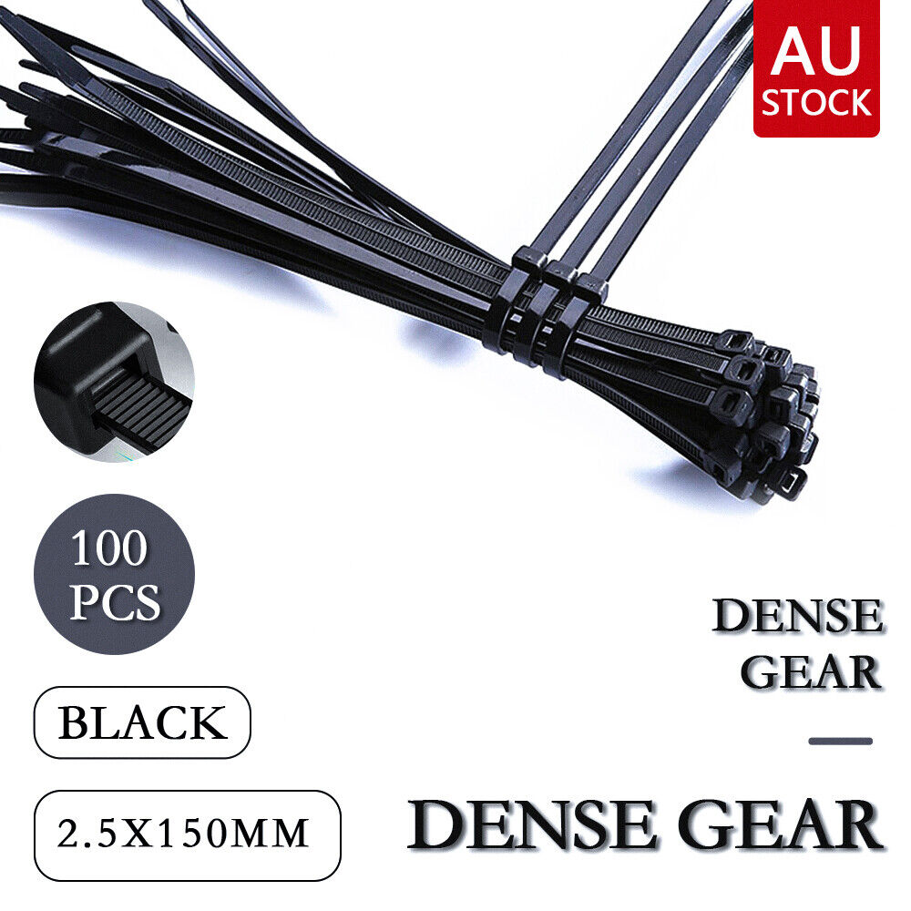 Attaches Câbles Nylon Noir UV - Rangement Efficace et Durable