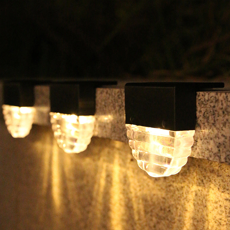 Lampe Solaire LED Extérieure Étanche pour Escaliers - Sécurisez Votre Maison