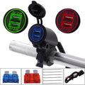 Chargeur USB Double Universel 4.2A pour Voiture et Moto - Charge Rapide