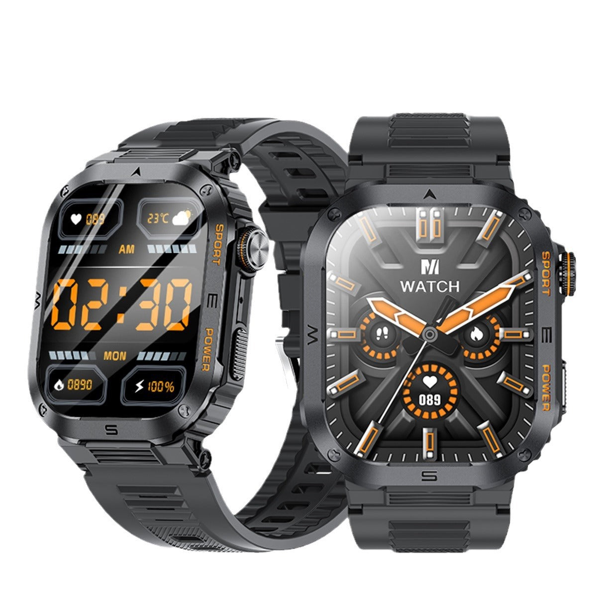 Montre Alarme Étanche Multifonction avec Grand Cadran - Maison Connectée