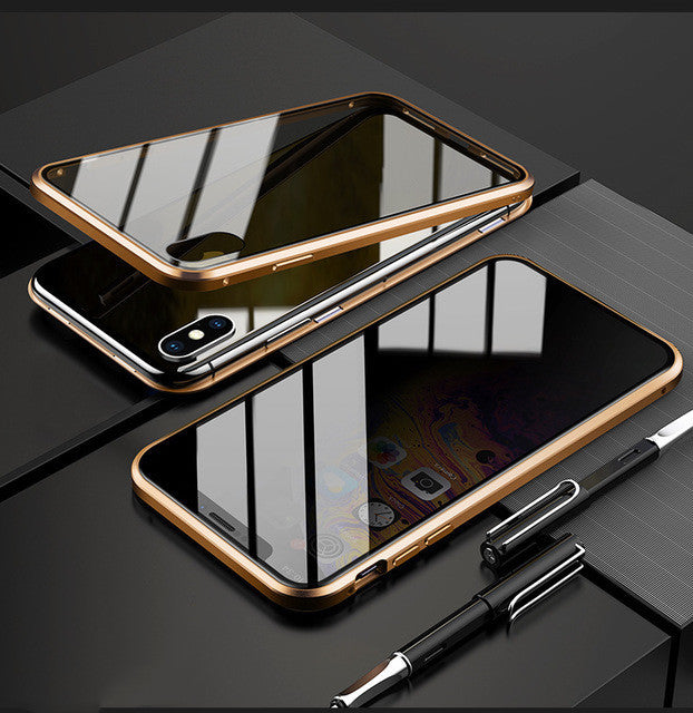 Coque Anti-Regard Magnétique XL pour Smartphone - Protection Privée Efficace