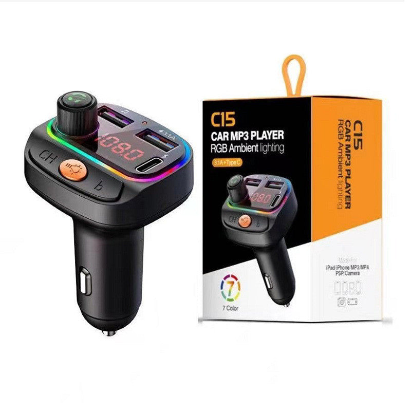 Transmetteur FM Bluetooth MP3 pour Voiture - Charge Rapide et Pratique