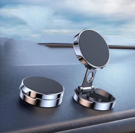 Support Téléphone Voiture Magnétique Rotatif - Conduite Sécurisée