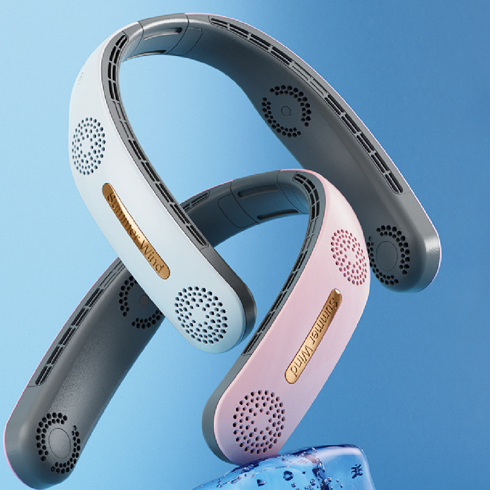 Ventilateur Électrique Pliable Sans Lames - Idéal pour Vos Activités Extérieures