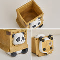 Porte-Stylo Panda Mignon pour Bureau, Décoration Créative - Blanc