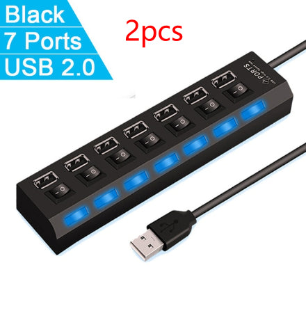 Hub USB Multifonction pour Souris et Clavier - Optimisez Votre Setup