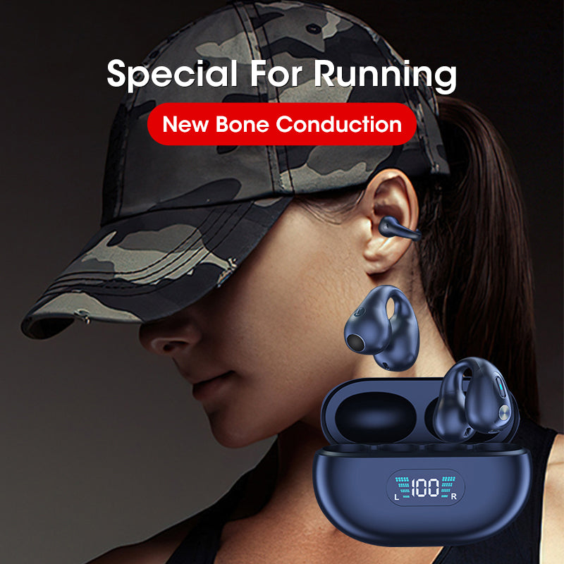 Écouteurs Bluetooth 5.3 à Conduction Osseuse - Confort et Performance