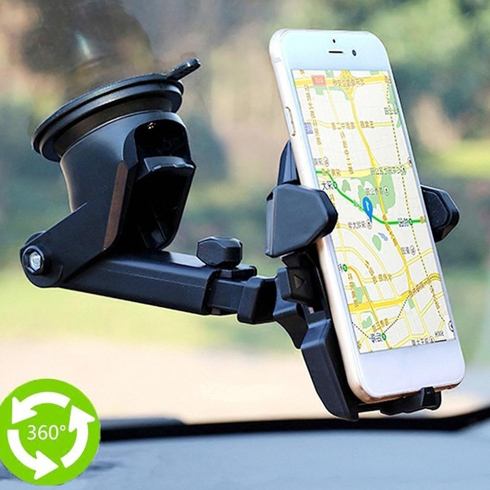 Support Téléphone Voiture Pare-Brise Universel Réglable - Conduite Sécurisée